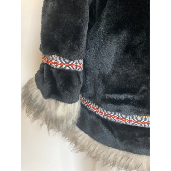 Vintage 70s Hansa Branta Faux Fur Coat Goose Down - Picture 5 of 7